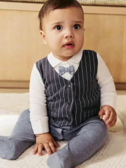 marine - Dors-bien Smart Bow Tie bébé (0mois-2ans)