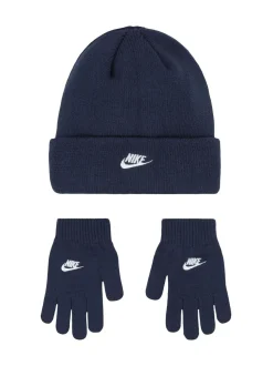 marine - Ensemble bonnet et gants Nike Club