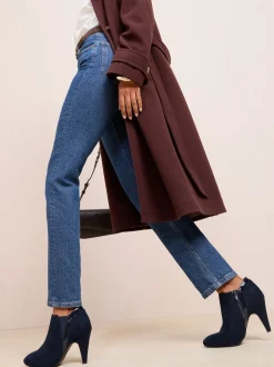 marine - Friends Like These bottines en matériaux à talons mi-hauts