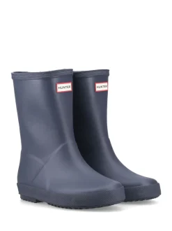 marine - Hunter Kids First Matte Wellies