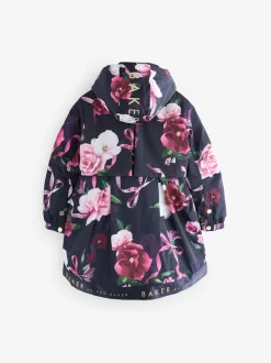 marine - Imperméable Baker by Ted Baker à ourlet Marque résistant à la douche