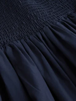 marine - Jupe longue Maxi froncée