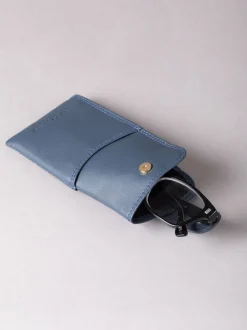 marine - Lakeland Leather Etui à lunettes