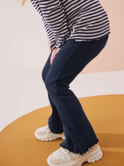 marine - Leggings évasés à côtes (3mths-7yrs)