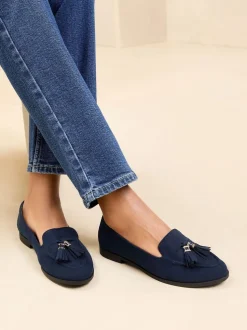 marine - Lipsy Chaussures plates Slim Sole Tassel Mocassins