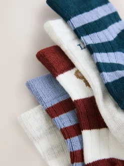 marine - Lot de 5 chaussettes pour bébé (0mois-2ans)