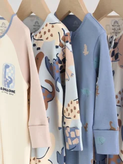 marine - Lot de 4 dors-bien zippés pour bébé (0mois à2ans)