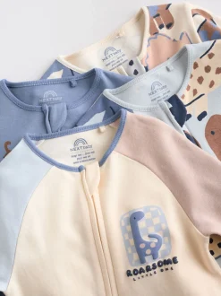 marine - Lot de 4 dors-bien zippés pour bébé (0mois à2ans)