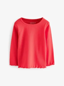 marine - Lot de 5 hauts côtelés à manches longues (3mois-7ans)