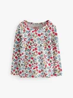 marine - Lot de 5 hauts côtelés à manches longues (3mois-7ans)