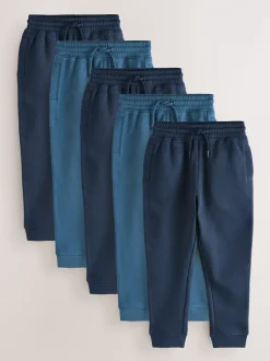 marine - Lot de 5 joggings Basic (3-16ans)