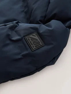 marine - Manteau rembourré doublé en micropolaire Résistant à la douche (3-17ans)