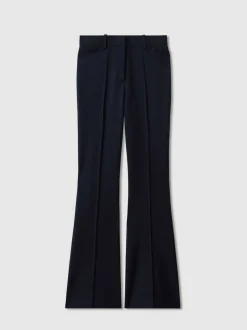 marine - Pantalon de costume Reiss Gabi évasé