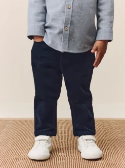 marine - Pantalon en velours côtelé (3mths-7yrs)