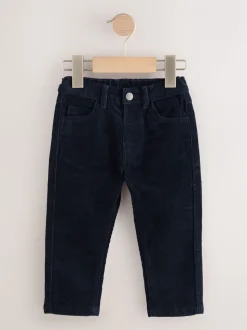 marine - Pantalon en velours côtelé (3mths-7yrs)