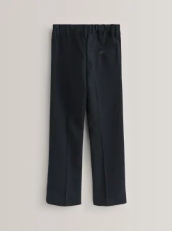 marine - Pantalon scolaire à plis (3-17ans)