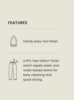 marine - Pantalon scolaire à plis (3-17ans)