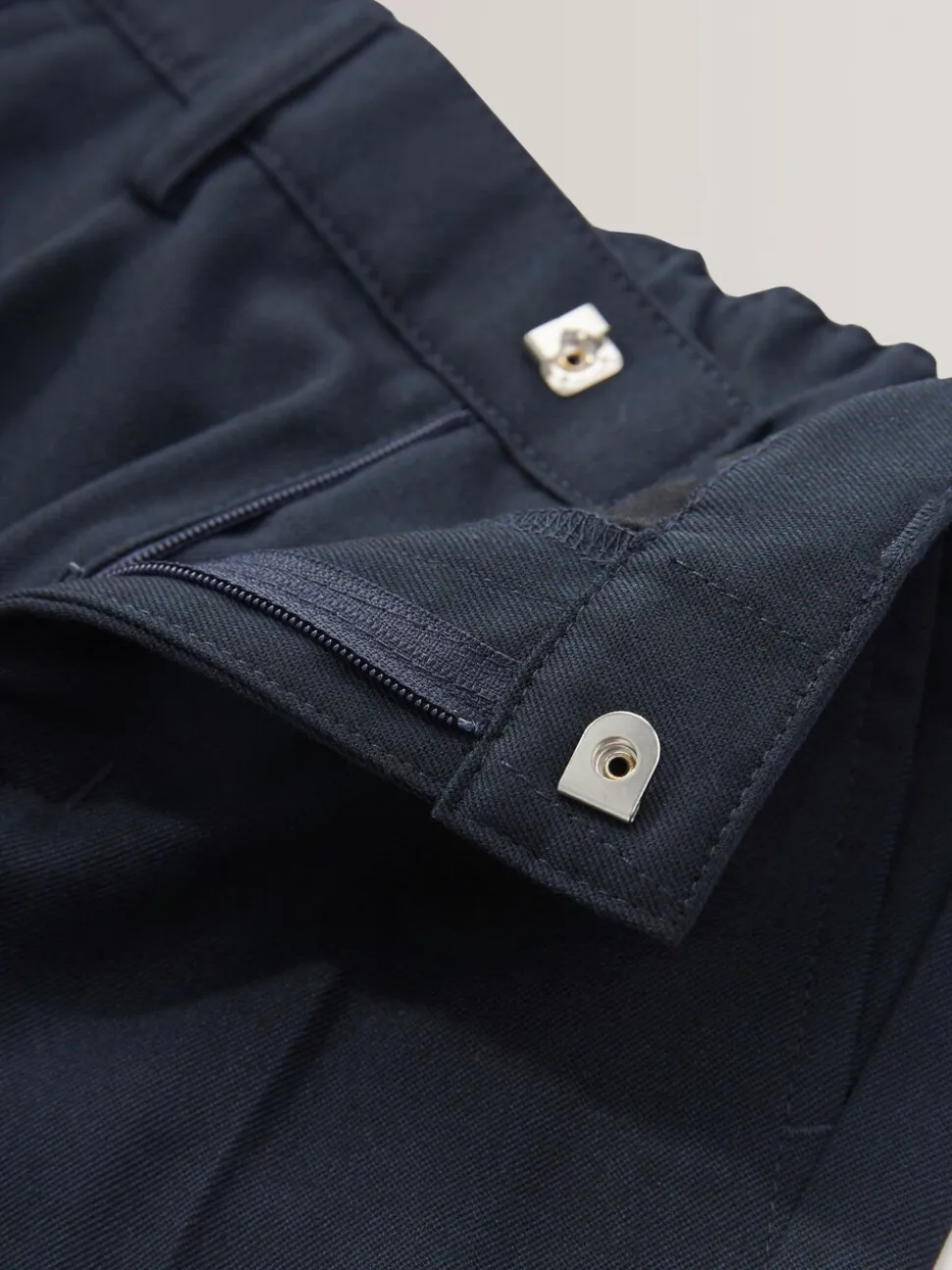 marine - Pantalon scolaire à plis (3-17ans)