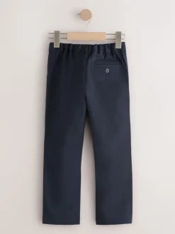 marine - Pantalons Skinny School habillés extensibles à enfiler (3-17ans)