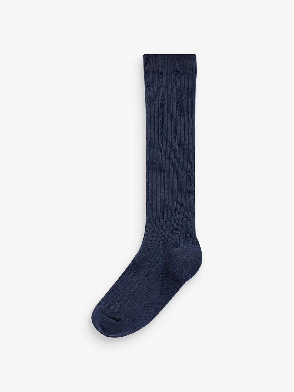 marine - Paquet de 5 chaussettes à genoux en coton riche