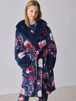 marine - Peignoir Baker by Ted Baker à imprimé fleuri