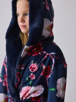 marine - Peignoir Baker by Ted Baker à imprimé fleuri