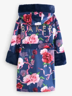 marine - Peignoir Baker by Ted Baker à imprimé fleuri