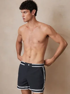 marine - Reiss Baller Reiss | Shorts de bain à rayures Ché