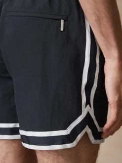 marine - Reiss Baller Reiss | Shorts de bain à rayures Ché