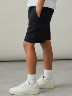 marine - Short cargo Reiss Oliver Premium en jersey interlock