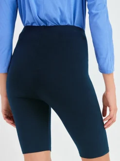 marine - Short cycliste en jersey