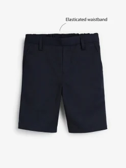 marine - Short d'école à devant plat (3-14ans)