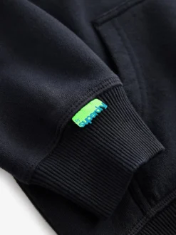 marine - Superdry Logo Sweat-shirt à capuche