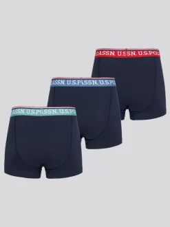 marine - U.S. Polo Assn. Lot de 3 malles