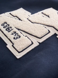 marine - Veste brodée Varsity (3-16ans)