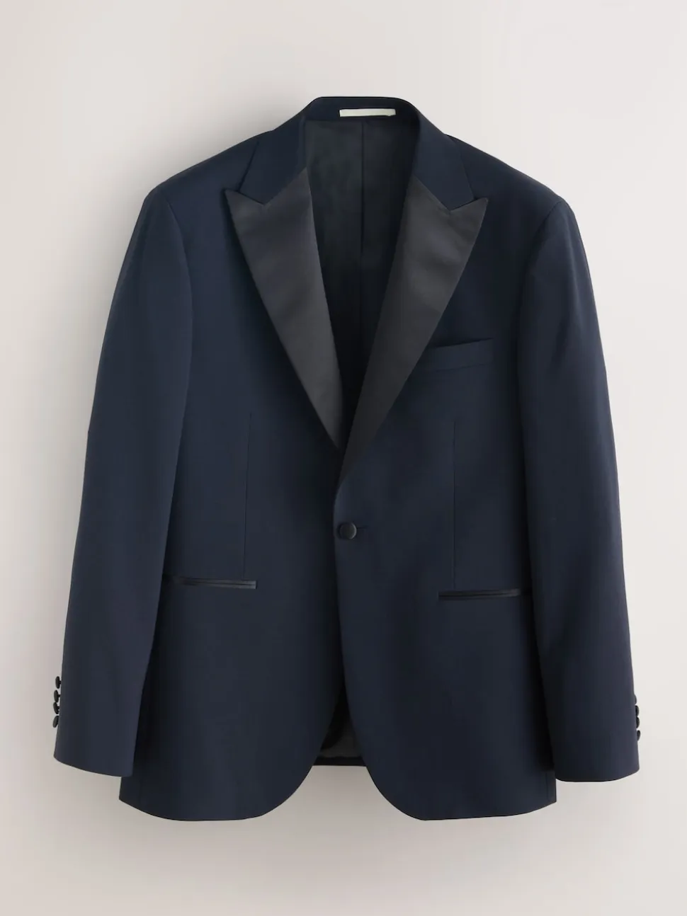 marine - Veste de costume de smoking Motionflex en laine Blend habillé