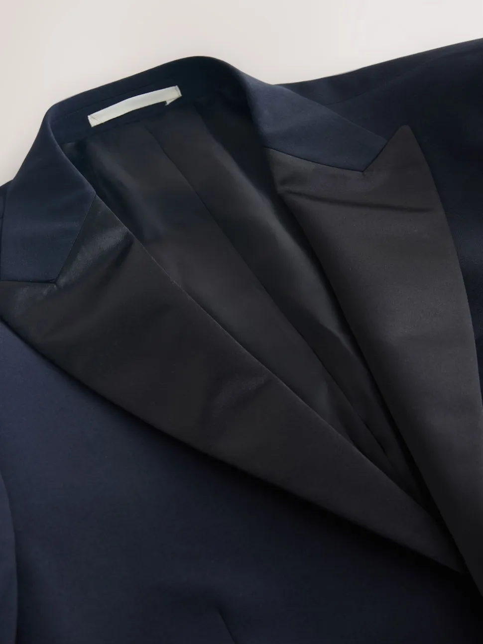 marine - Veste de costume de smoking Motionflex en laine Blend habillé