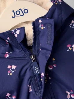 Marine Ditsy - Parka doublée JoJo Maman Bébé