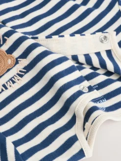 Marine Rayure Mummys Little Cub - Bébé Family Combinaison de nuit (0-2yrs)