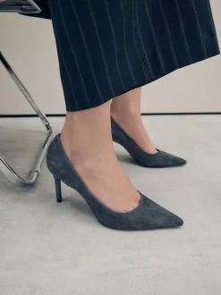 Marine Suede - Chaussures de milieu de terrain en cuir