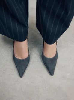 Marine Suede - Chaussures de milieu de terrain en cuir