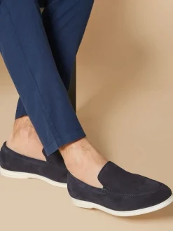 Marine Suede - Mocassins Jones Bootmaker Raiden en daim