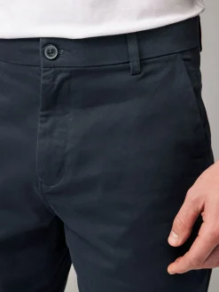 Marine/Charbon - Ajustement lâche - Short chino extensible 2 Pack