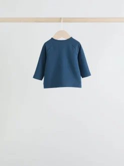 Marine/marron motif ours - Hauts et Leggings 6 pièces bébé (0mois-3ans)