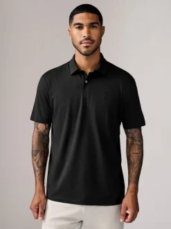 Marine/Marron/Gris/Blanc/Vert sauge Vert - Ajustement régulier - Polo en jersey Manches courtes 5 Pack