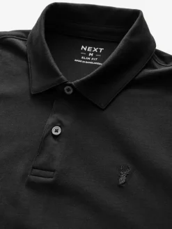 Marine/Noir/Gris/Blanc/Vert sauge Vert - Slim Fit (Slim Fit) - Polo en jersey Manches courtes 5 Pack