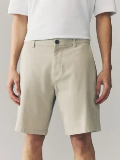 Marine/Pierre - Ajustement lâche - Short chino extensible 2 Pack