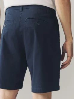 Marine/Pierre - Ajustement lâche - Short chino extensible 2 Pack