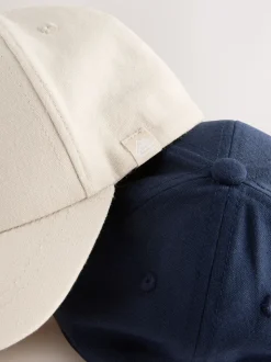 Marine/Pierre - Casquettes de baseball 100% coton 2 Pack (1-16ans)