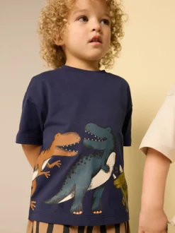 Marine/Pierre - Ensemble t-shirt et short à manches courtes Lot de 2 (3mois à7ans) (3mois à7ans)